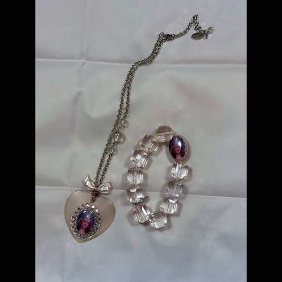 Tarina Tarantino Wizard of Oz Glenda the Good Witch Set of 2 Pink Original NWOT - Picture 11 of 16